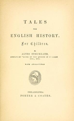 Cover for Tales from English history.