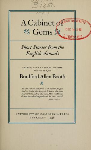 Cover for A cabinet of gems