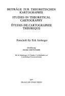 Cover for Beiträge zur theoretischen Kartographie =