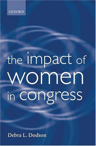 Cover for The Impact of Women in Congress (Gender and Politics Series)