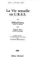 Cover for La vie sexuelle en U.R.S.S.