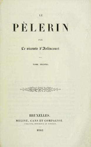 Cover for Le pélerin