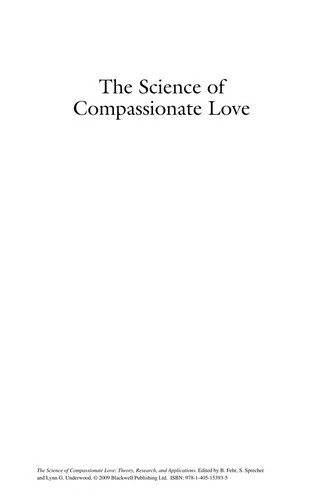 Cover for The science of compassionate love