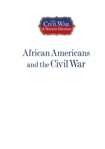 Cover for African Americans and the Civil War