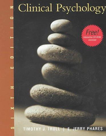 Cover for Clinical Psychology Concepts, Methods, & Profession