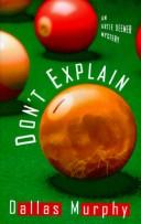 Cover for Don't explain