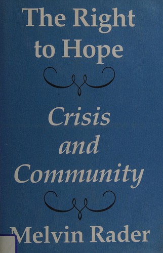 Cover for The Right to Hope