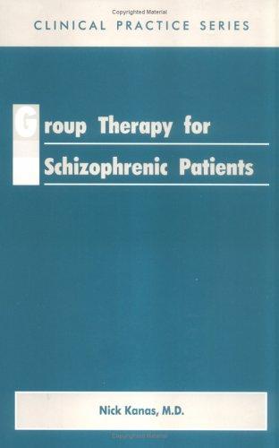 Cover for Group therapy for schizophrenic patients