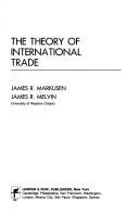 Cover for The theory of international trade
