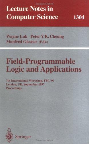 Cover for Field Programmable Logic and Applications