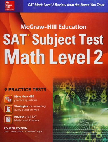 Cover for McGraw-Hill Education SAT Subject Test Math, Level 2