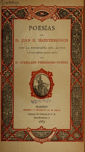 Cover for Poesias