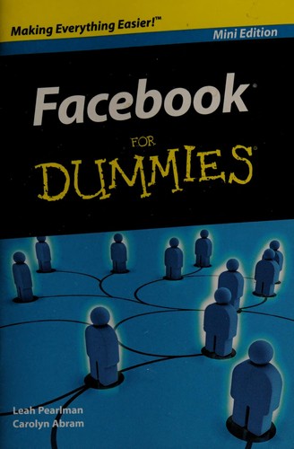 Cover for Facebook for dummies