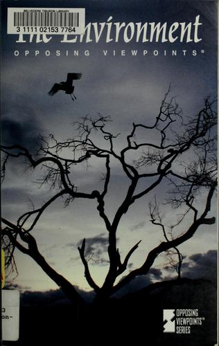Cover for The environment
