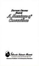 Cover for A Marriage of Convenience