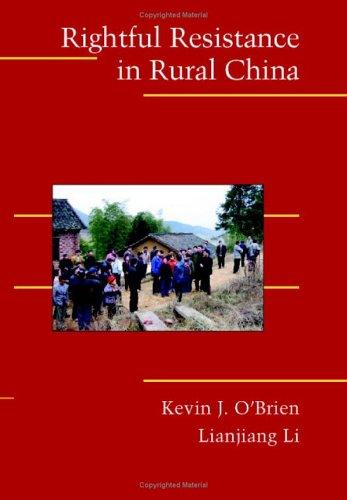 Cover for Rightful resistance in rural China