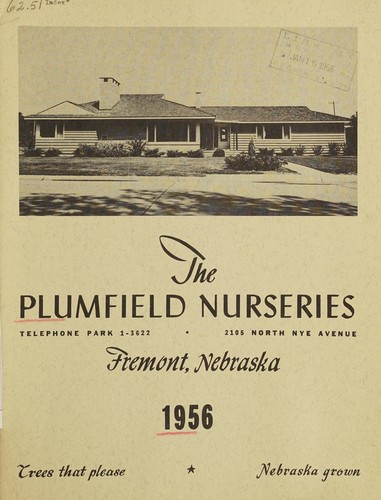 Cover for The Plumfield Nurseries, 1956
