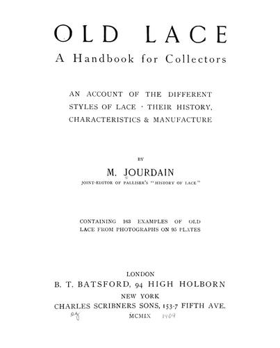 Cover for Old lace