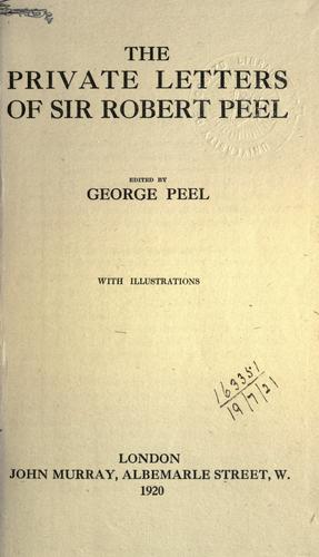 Cover for The private letters