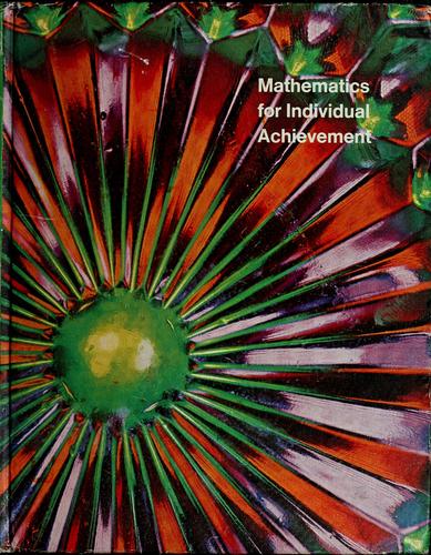 Cover for Mathematics for individual achievement