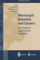 Cover for Mesoscopic materials and clusters