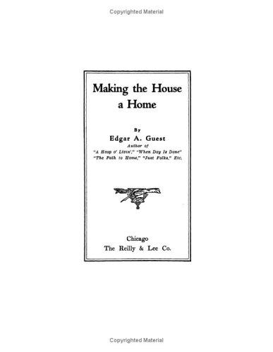Cover for Making the House a Home