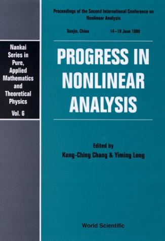 Cover for Progress in Nonlinear Analysis