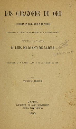 Cover for Los corazones de oro