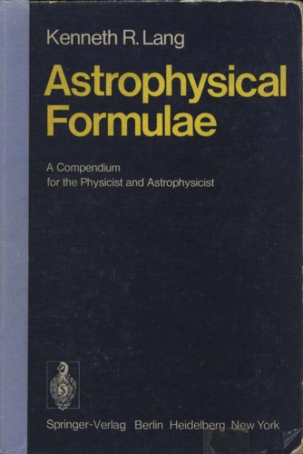 Cover for Astrophysical formulae