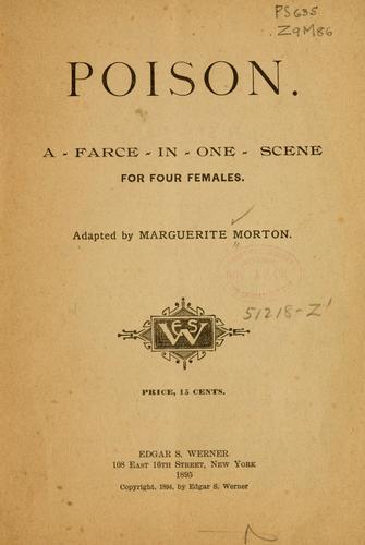 Cover for Poison ...
