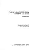 Cover for Public administration