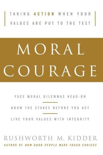 Cover for Moral Courage