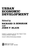 Cover for Urban economic development