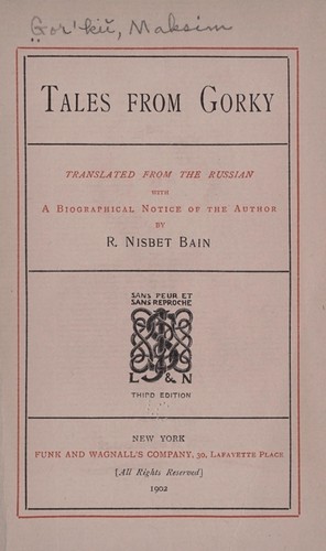 Cover for Tales from Gorky
