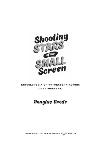 Cover for Shooting stars of the small screen