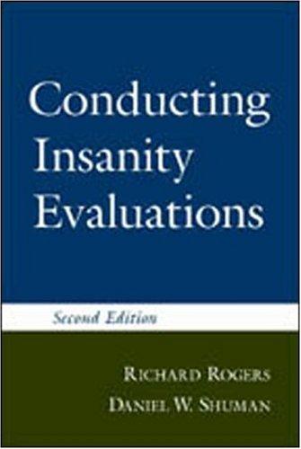 Cover for Conducting Insanity Evaluations, Second Edition