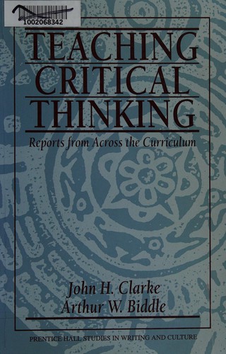 Cover for Teaching critical thinking