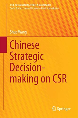 Cover for Chinese Strategic Decision-making on CSR
