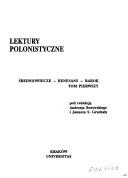 Cover for Lektury polonistyczne.