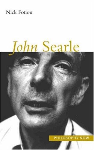 Cover for John Searle (Philosophy Now)