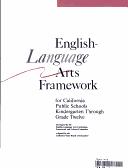 Cover for English Language Arts Framework for California Public Schools, Kindergarten Through Grade Twelve