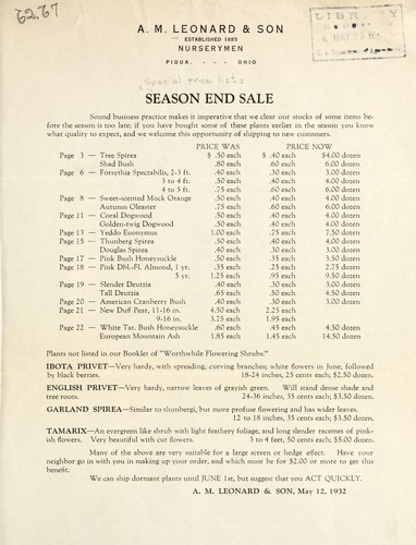 Cover for Season end sale