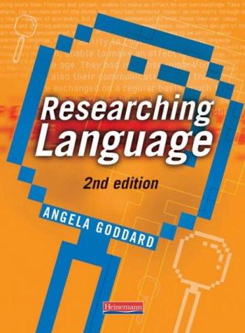 Cover for Researching Language