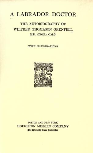 Cover for A Labrador doctor