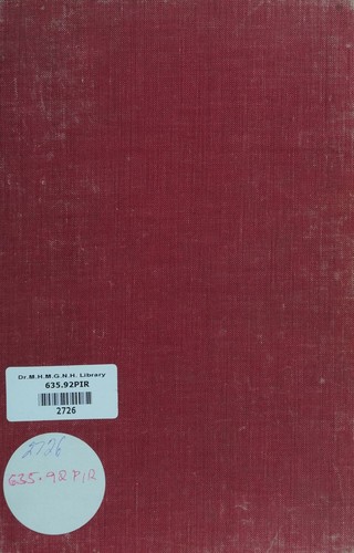 Cover for Diseases and pests of ornamental plants