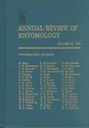 Cover for Annual review of entomology.