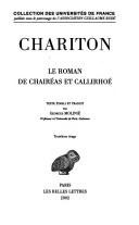 Cover for Le roman de Chairéas et Callirhoé