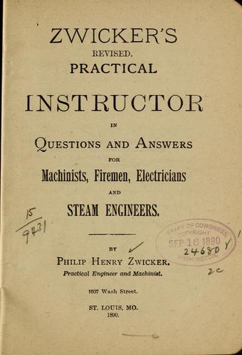 Cover for Zwicker's revised