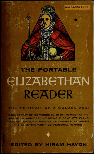 Cover for The portable Elizabethan reader