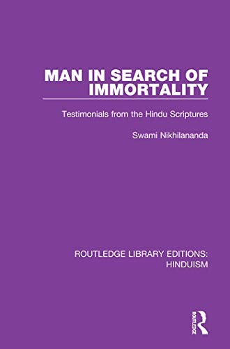 Cover for Man in Search of Immortality